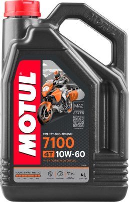 MOTOLJA MOTUL 10W60 7100 4T 4L / MOTORCYKEL 104101