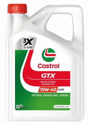 Motorolja Castrol 15W40 4L GTX 15F628
