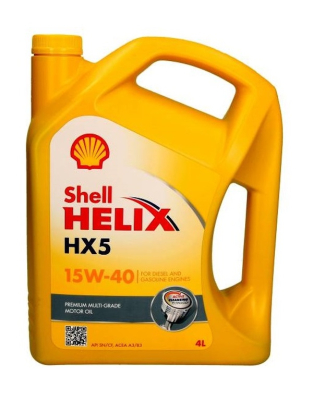 Motorolja Shell 15W40 4L HELIX HX5 550046285