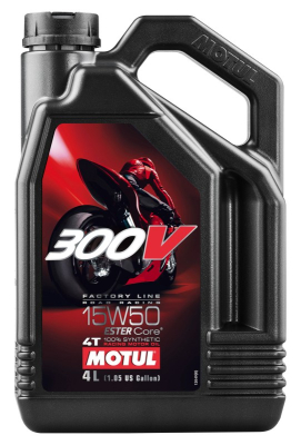 MOTOROLJA MOTUL 15W50 300V FL 4T 4L / MOTORCYKEL 104129
