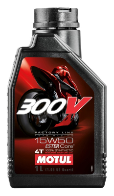MOTOROLJA MOTUL 15W50 300V FL 4T 1L / MOTORCYKEL 104125