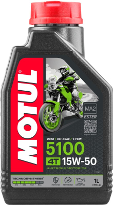 MOTOROLJA MOTUL 15W50 1L 5100 4T / MOTOCYKLEL 104080