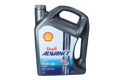 Motorolja Shell 15W50 4L ADVANCE ULTRA 4T 550053588