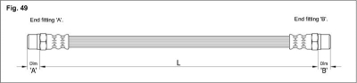 Bromsslang STARLINE SLEH HA EG.1201