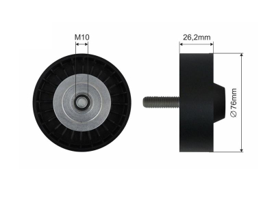 Styrrulle, flerspårsrem STARLINE SLE2 S RS B63210