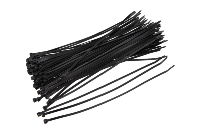 Buntband MAXGEAR L: 300 mm, B: 5 mm, Färg: svart, Antal: 100 84-0027SET