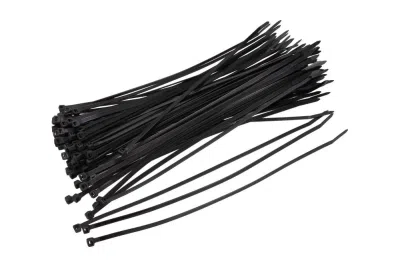 Buntband MAXGEAR L: 300 mm, B: 5 mm, Färg: svart, Antal: 100 84-0027SET