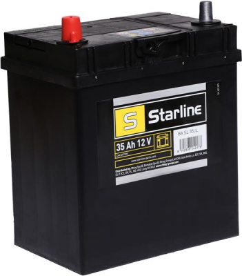 AKUMULATOR  35AH/300A     +L  12V    187X127X227 SZT STARLINE  SLEA