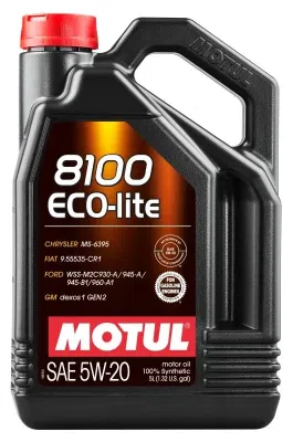 MOTOROLJA MOTUL 5W20 ECO LITE 5L 109104