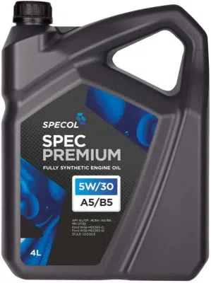 OLEJ SPECOL 5W30 4L PREMIUM A5/B5 / SL/CF / WSS M2C 913D / RN0700 / STJLR.03.5003