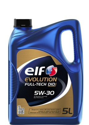 OLEJ ELF 5W30 5L EVOLUTION FULL TECH DID / C3 / SN/CF / 502.00 505.01 / 229.52 / RN0710 / DEXOS2