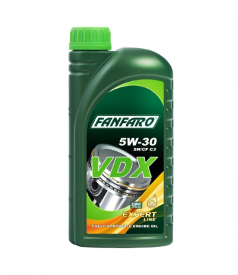 FANFARO OIL 5W30 1L EXPERT VDX SN/CH-4 / C2/C3 / RN0710 / 505,01 / LL04 / 229,51 229,52 229,31 226,5 / DEX2