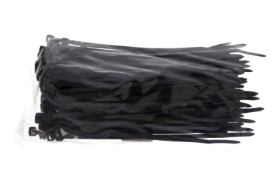Buntband MAXGEAR L: 150 mm, B: 4 mm, Färg: svart, Antal: 100 84-0021SET