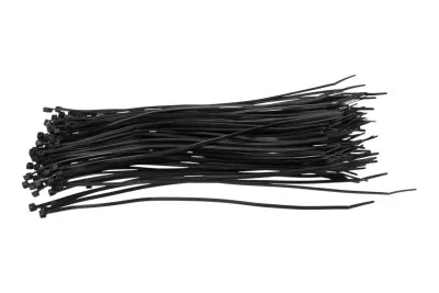 Buntband MAXGEAR L: 300 mm, B: 4 mm Antal: 100, Färg: svart 84-0025SET