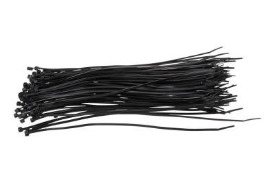 Buntband MAXGEAR L: 300 mm, B: 4 mm Antal: 100, Färg: svart 84-0025SET