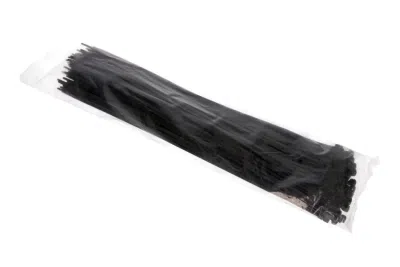 Buntband MAXGEAR L: 450 mm, B: 5 mm, Antal: 100, Färg: svart 84-0031SET