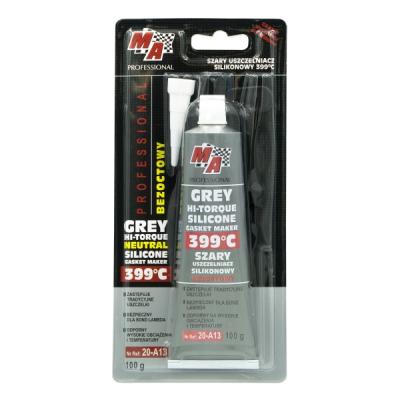 Silikónový tmel Moje Auto MA Professional 20-A13 sivý od -54°C do 399°C 100g