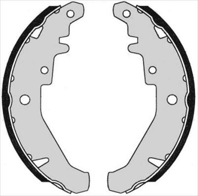 Bromsbackar, sats STARLINE SLES BC 07310