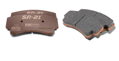 EBC SR21 | brzdové destičky přední - vyšší koeficient tření DP81513.14SR21 Sintered (pouze pro použití na okruhu)