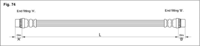 Bromsslang STARLINE SLEH HA DA.1245