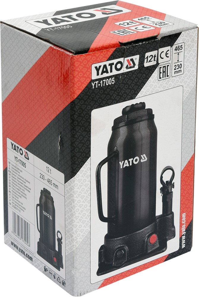 YATO 12T 230-465MM HYDRAULICKÝ ZVEDÁK