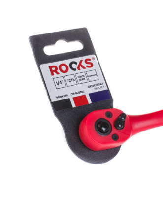 Spärrskaft ROOKS 1/4" 72 tänder OK-01.0302