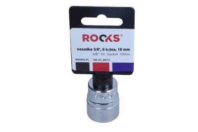 Hylsa ROOKS 3/8" 19mm 6-Kantig OK-01.2672