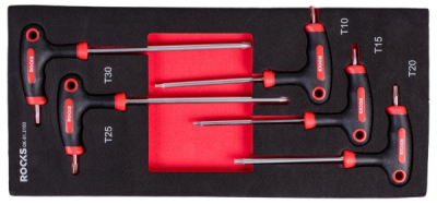 Torxsats ROOKS med Handtag Torx 5 delar OK-01.3103