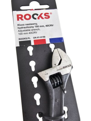 Skiftnyckel ROOKS 100 mm justerbar 40CRV OK-01.6150