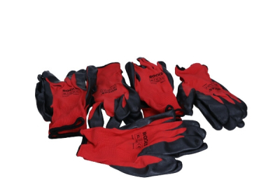 ROOKS POLYESTER-NITRILLHANDSKAR, STORLEK XL, 5 PAR OK-09.0012