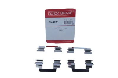Komplet pribora, obloga disk kočnica QUICK BRAKE 109-1231
