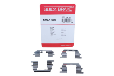 Tillbehörssats, skivbromsbelägg QUICK BRAKE 109-1669