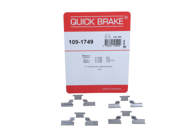 Komplet pribora, obloga disk kočnica QUICK BRAKE 109-1749