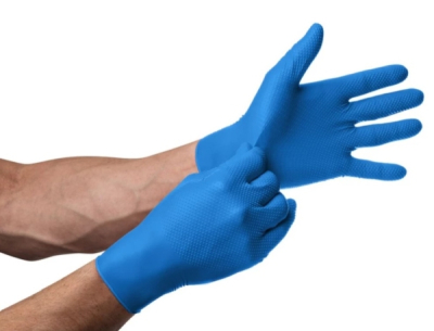 Nitrilhandskar pudderfria GoGrip blå (50 st) strl L DIAGNOSTIC RP30063004