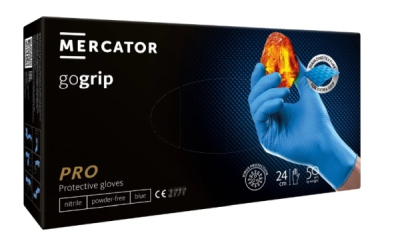 Nitrilhandskar pudderfria GoGrip blå (50 st) strl L DIAGNOSTIC RP30063004
