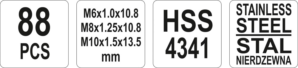 SADA NA OPRAVU ZÁVITŮ M6-M10
