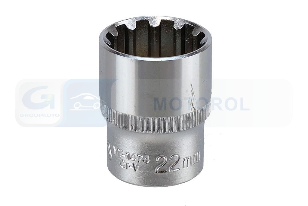 1/2'' 22 MM X 38 MM SPLINE SOCKET