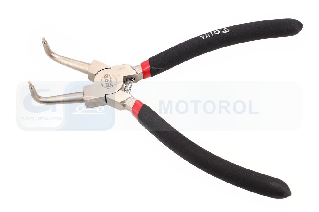KLEŠTĚ SEGERA, OHÝBANÉ DO VNITŘKU, 200 MM, CR-V