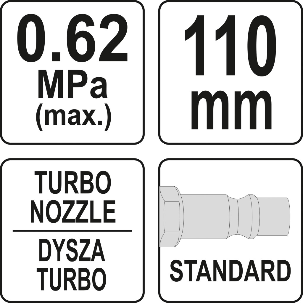 TURBO VYFUKOVACÍ PISTOLE, DLOUHÁ