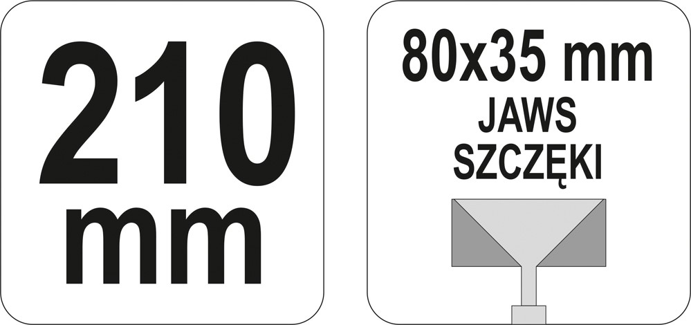 KLEŠTĚ NA TVAROVÁNÍ PROFILŮ 210 MM