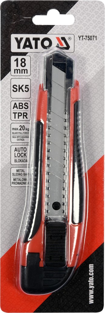 Odlamovací nôž YATO YATYT-75071 18 mm